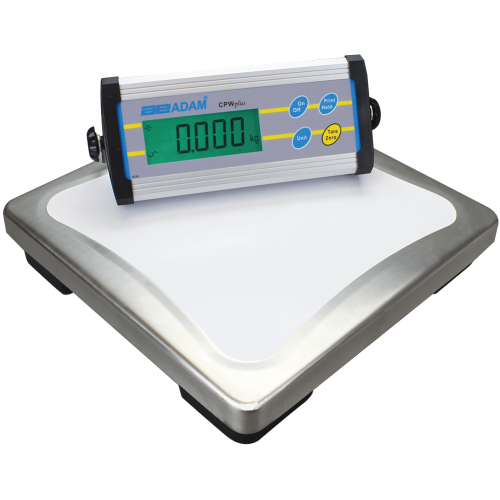 Adam Equipment CPWplus Bench and Floor Scales, External Calibration, 15 kg Capacity, 5 g Readability, 300 x 300 mm Pan Size - CPWplus 15 - Click Image to Close